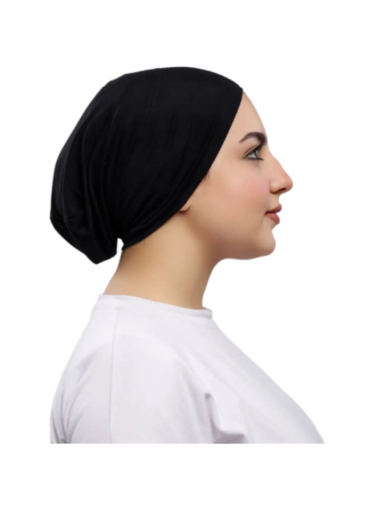 بندانة حجاب سوري بلمسة قطنية ناعمة - متعددة الألوان - Image 2